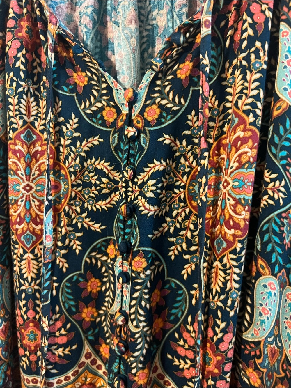 Patterned Midi Dress - Picture 3 of 6